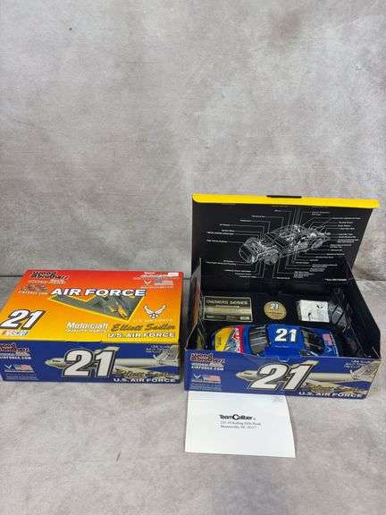 (2) 2002 Elliott Sadler #21 Wood Brothers Racing U.S. Air Force die-cast replicas - 1/24 scale