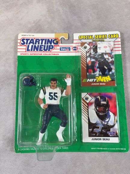Starting Lineup Team NFL Sports Superstar Collectibles with Special Series Card  Kenner