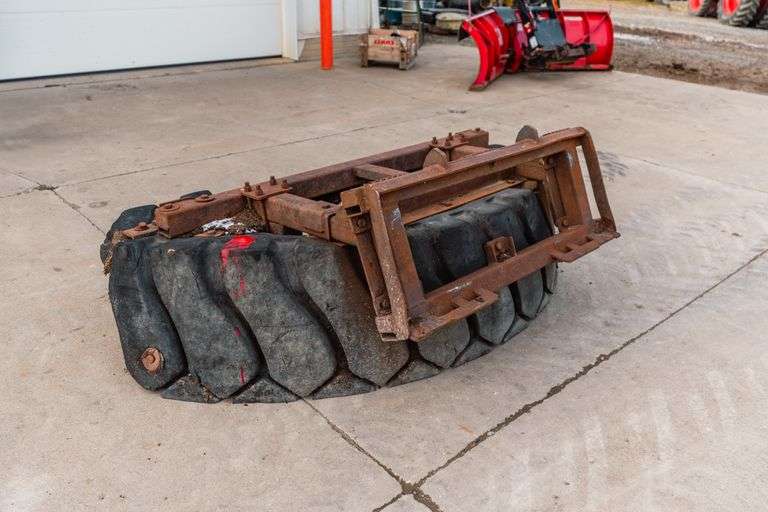 Manure tire Skid Loader attachment
