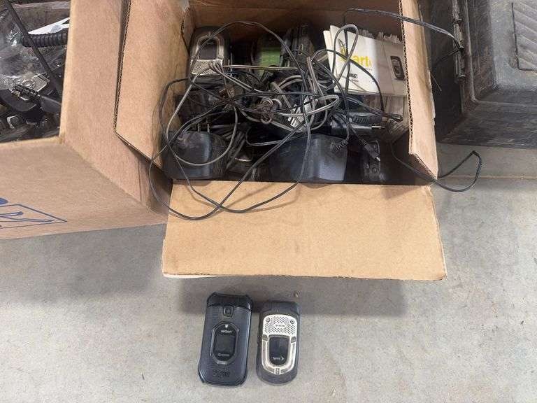 Box of Flip Phones