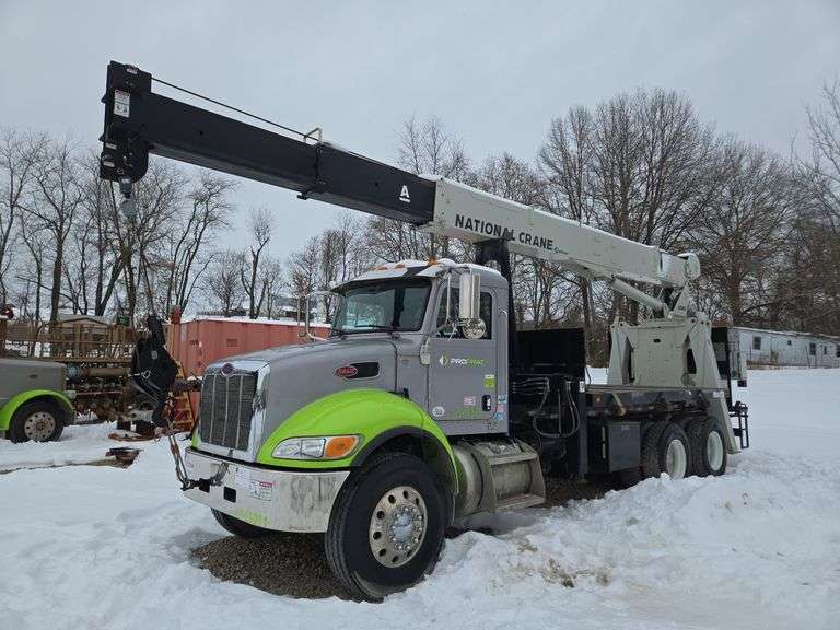 2018 Peterbilt Crane Truck 348 showing 14,152 mi, 441 hrs - doesn’t run