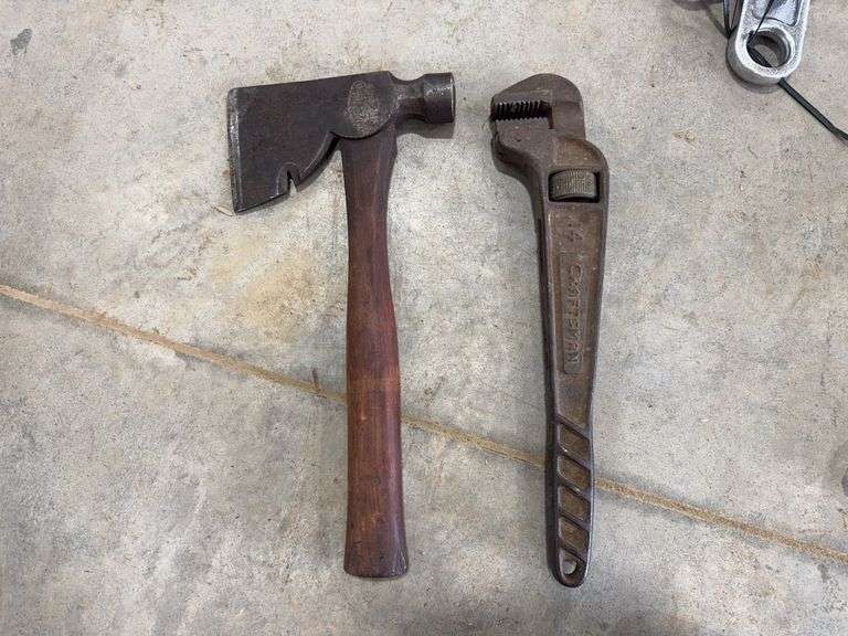 Vintage Craftsman Wrench and Axe