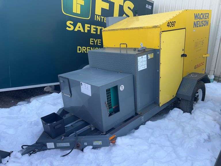Wacker Neuson E2200 mobile heating system