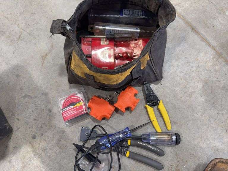 Electrical Tools In Toolbag