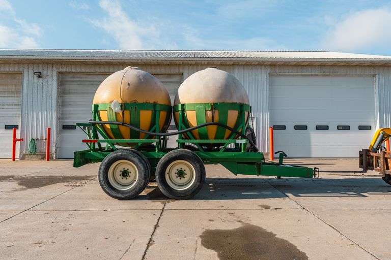 Homemade Round Double Poly Tank Trailer