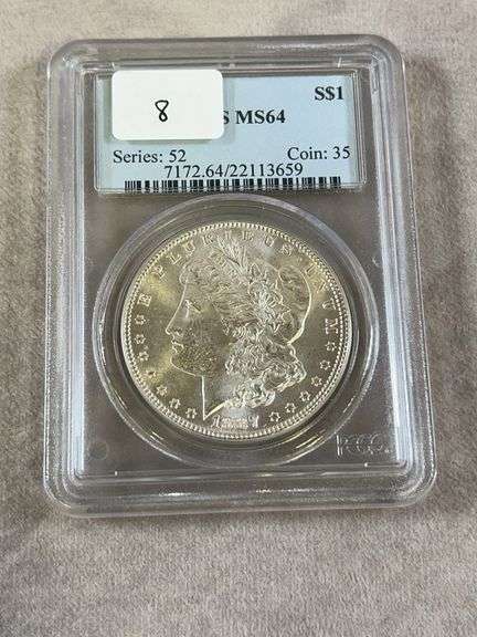 1887 Morgan PCGS MS64