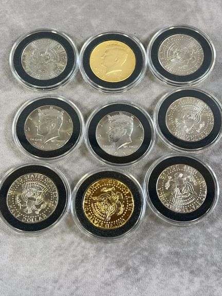 (9) Commemorative Halves