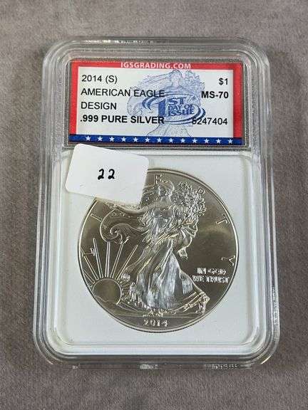 2014 American Eagle IGS MS 70