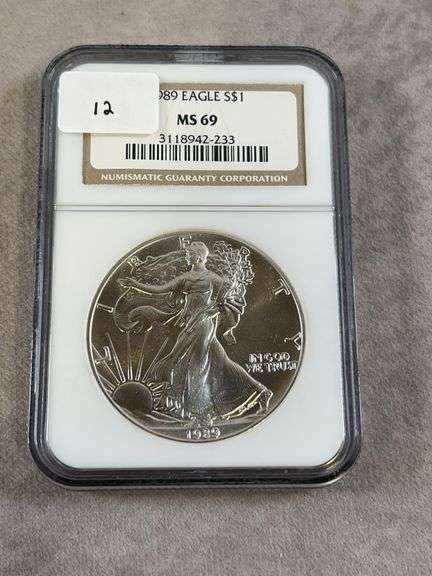 1989 Silver Eagle NGC MS 69