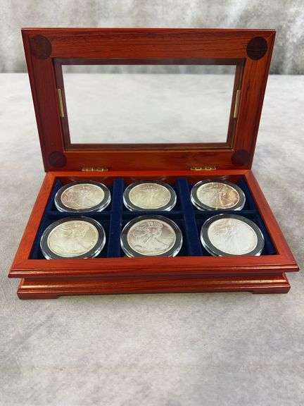 (6) 1986-91 Silver Eagles