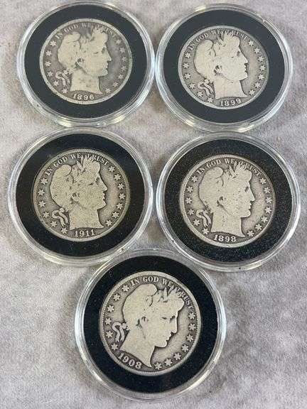 (5) Barber Halves