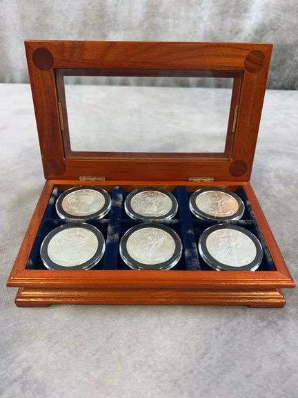(6) 2010-15 Silver Eagles