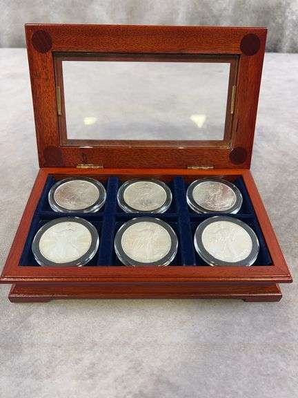 (6) 1992-97 Silver Eagles