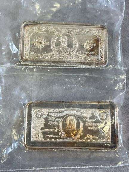 (2) 15 grain .999 silver