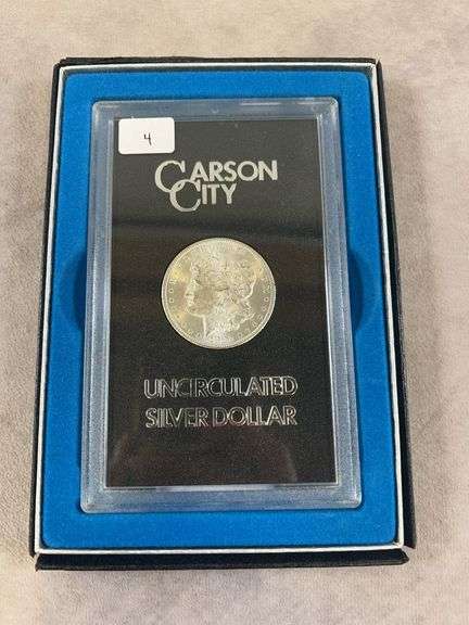 1882 Morgan Dollar, Carson City, in GSA holder box