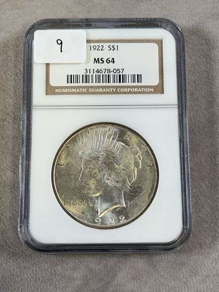 1922 Peace Dollar NGC MS64
