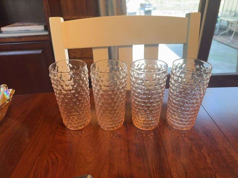 Pink Glass Cups