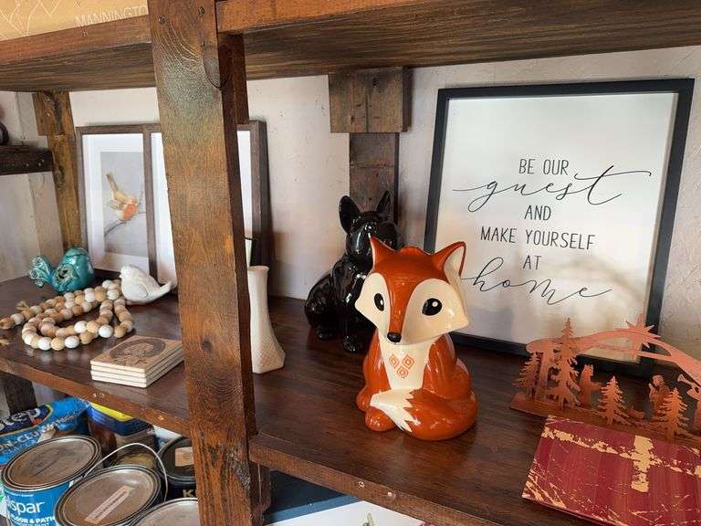 Home Decor on Shelf