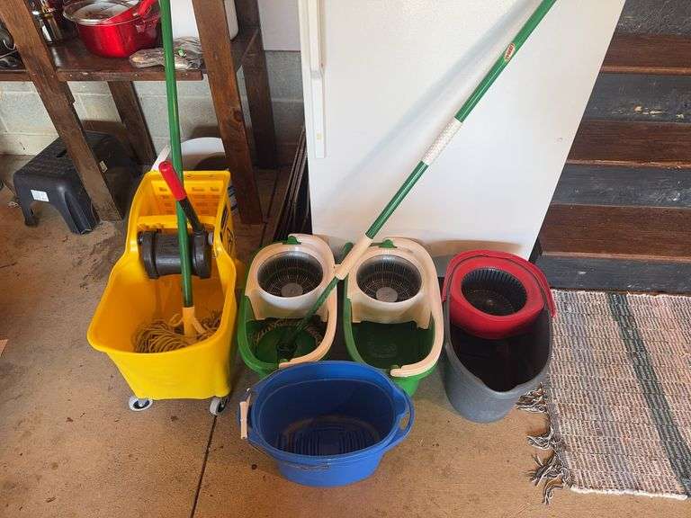 Mop Buckets and Mops