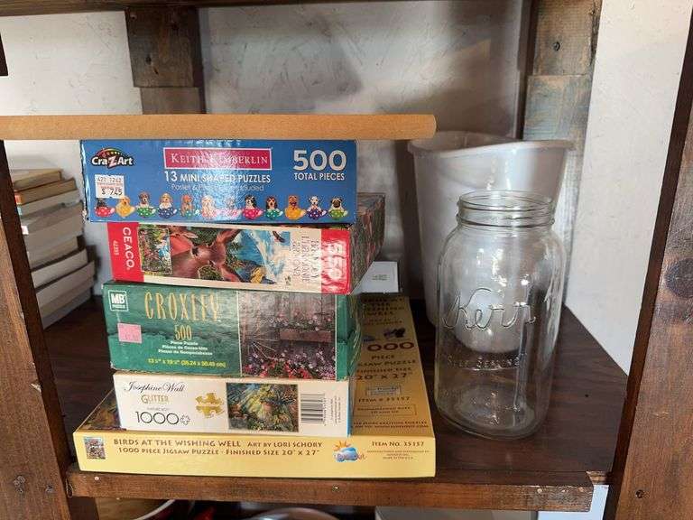 Puzzles, Mason Jar