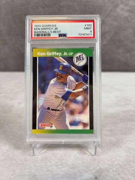 Ken Griffey Jr Rookie Card 1989 Donruss #192 PSA 9