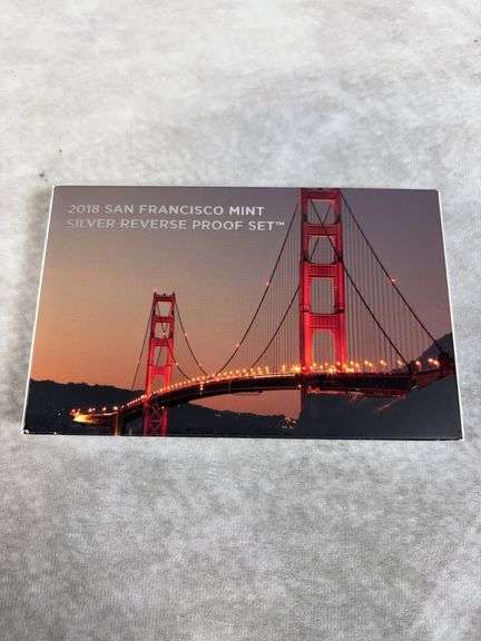 2018 US Mint Silver Reverse Proof Set