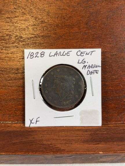 1828 Large Cent XF Details