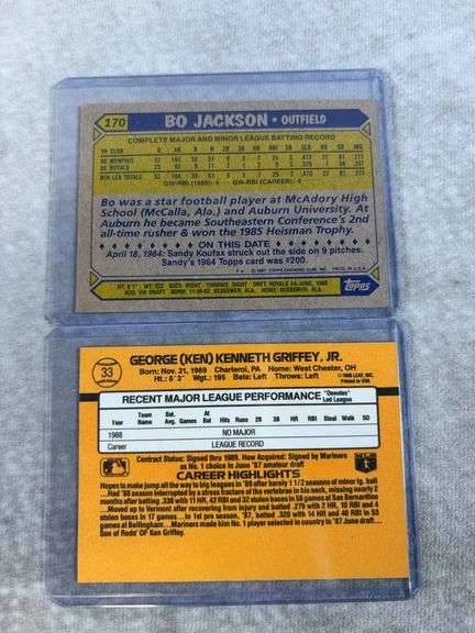 Baseball Rookie lot of 6: Piazza, Willie Randolf,Puckett, Jackson, others