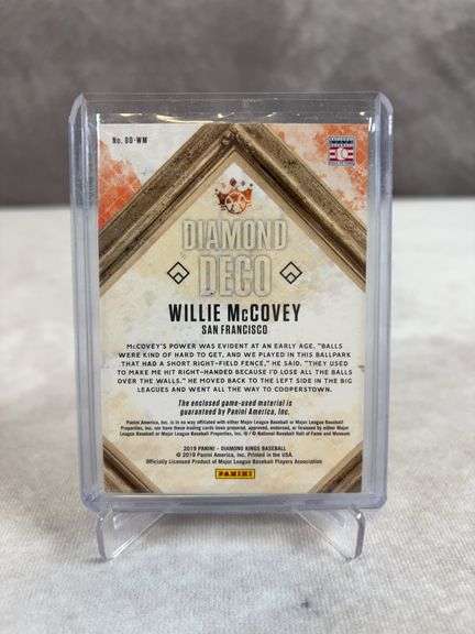 Willie McCovey, Diamond Deco numbered game used bat
