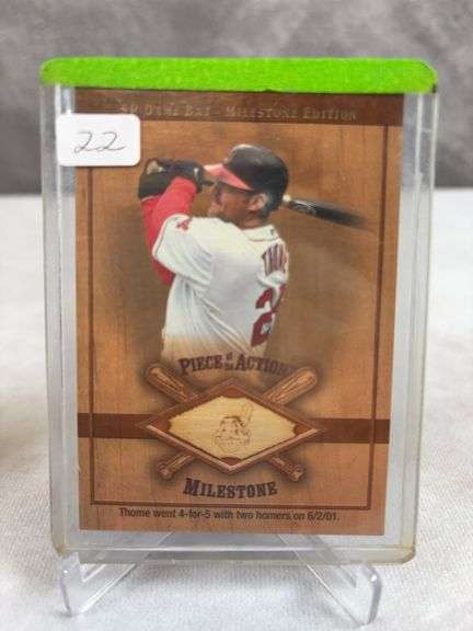 Baseball artificat lot of 5: Thome, Mize & others