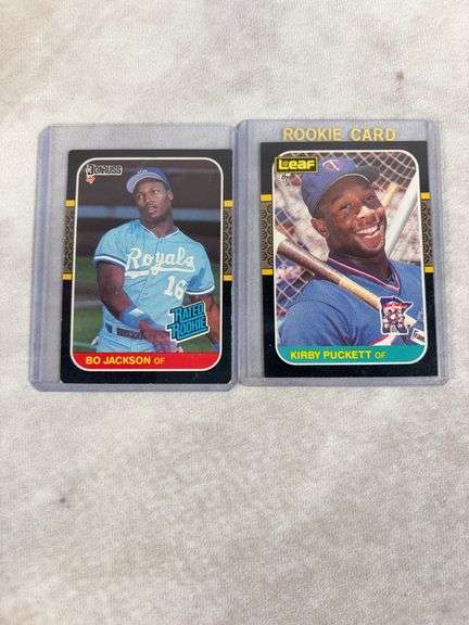 Baseball Rookie lot of 6: Piazza, Willie Randolf,Puckett, Jackson, others