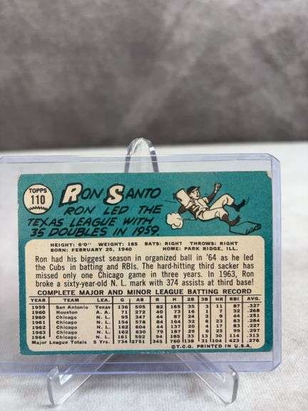 1965 Topps Willie McCovey, Cepeda, Ron Santo