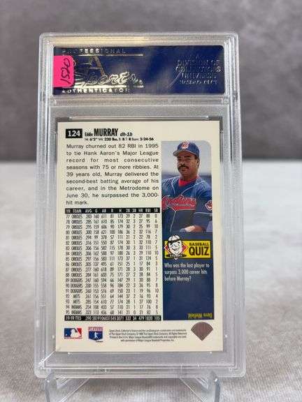 Eddie Murray 1996 Collectors Choice #124 PSA 10 Indians