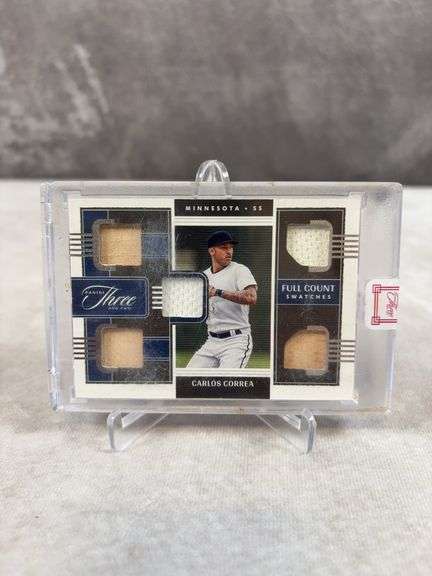 Tatis Jr., Correa & Y. Alvarez full count swatches
