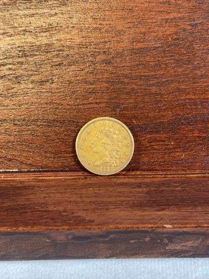 1836 $2.50 Classic Head Gold Piece XF