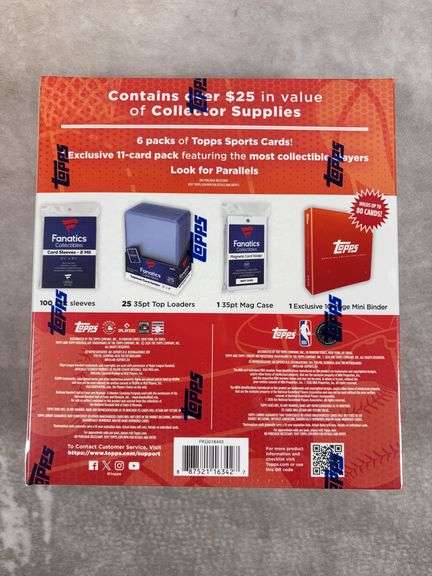 2026 Topps Baseball/Basketball Collectors Kit w/ Chrome NBA/MLB