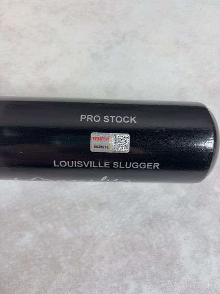 Al Bumbry Autographed Louisville Slugger Black Bat Tristar cert