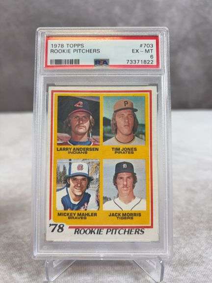 Jack Morris Rookie Card 1978 Topps #703 PSA 6