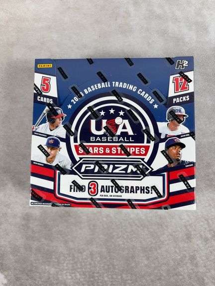 2026 Panini Stars & Stripes Hobby Hybrid Sealed Box 3 Autographs