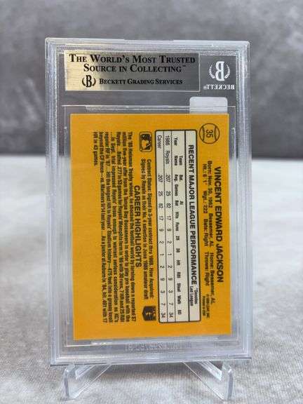 Bo Jackson 1987 Donruss (Rookie), Beckett NM-MT+