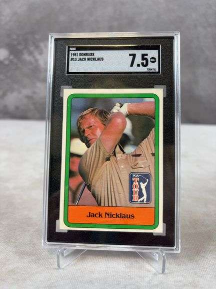 Jack Nicklaus (Rookie) 1981 Donruss, SGC  NM+