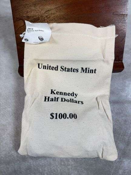 Lot Of 200 - 2014 PND Mint Kennedy Halves In Original Mint Bag BU