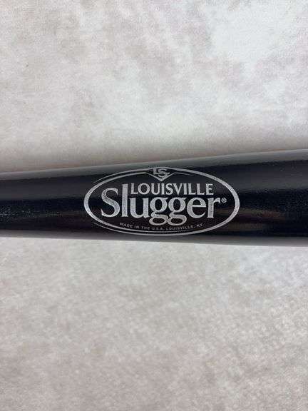 Al Bumbry Autographed Louisville Slugger Black Bat Tristar cert