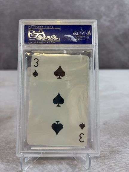 Lou Gehrig 1973 US Playing Cards, PSA mint 9