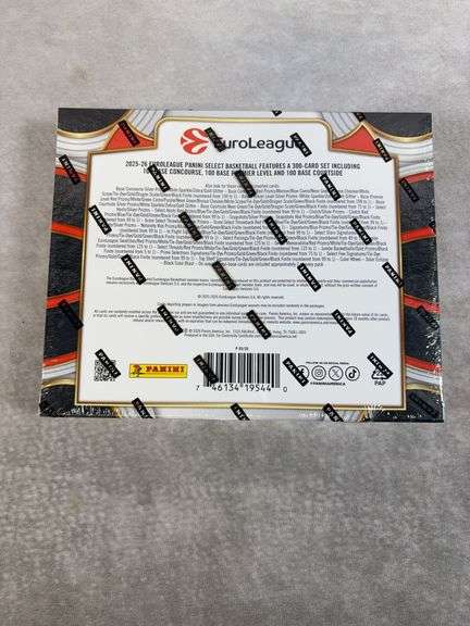 2025/26 Select Euroleague Sealed Hobby Box 3 Autograph/Memorabilia