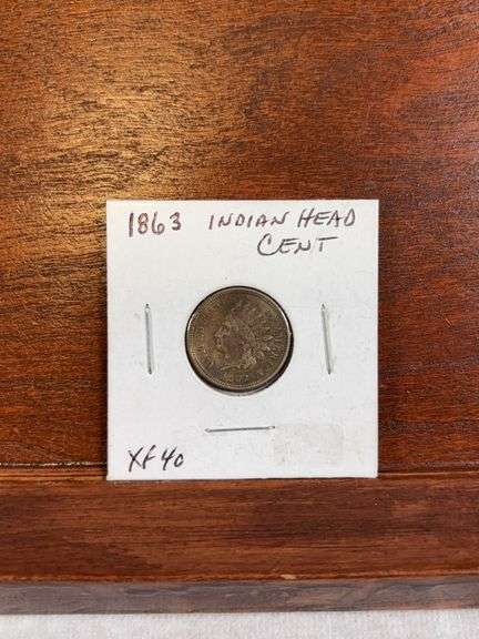 1863 Indian Head Cent XF