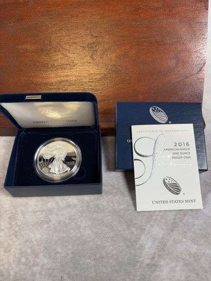2016 Silver Eagle In Box Proof