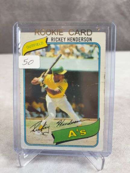 Ricky Henderson (Rookie) 1980 Topps
