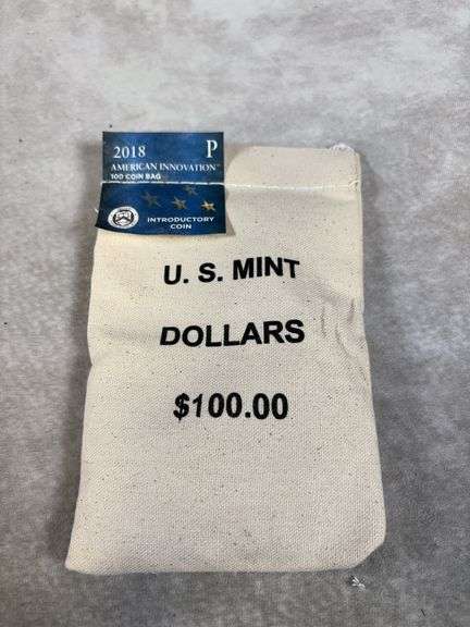 2018 Lot Of 100 American Innovation P Original Mint Bag