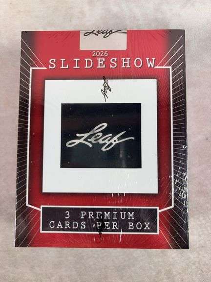 2026 Leaf Slideshow Sealed Hobby Box